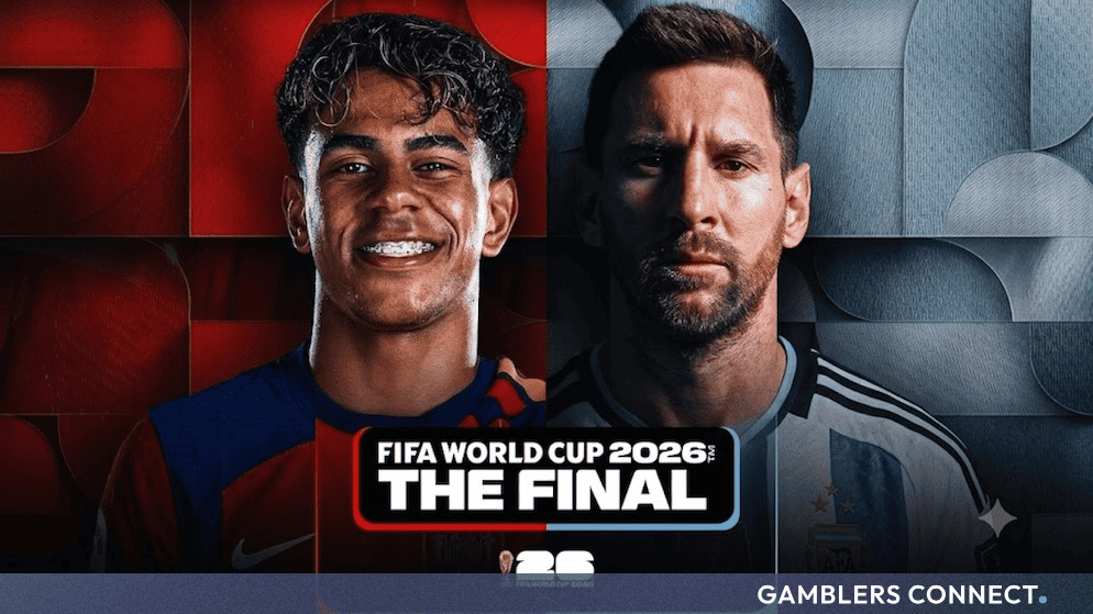 Argentina and Spain Set for Blockbuster FIFA World Cup 2026 Final in New Jersey 1 Official promotional graphic for the 2026 FIFA World Cup final between Argentina and Spain.