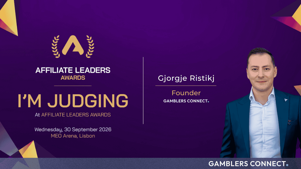 Gamblers Connect Founder Gjorgje Ristikj Named to Affiliate Leaders Awards 2026 Judging Panel 1 gjorgje ristikj judge at affiliate leaders awards 01