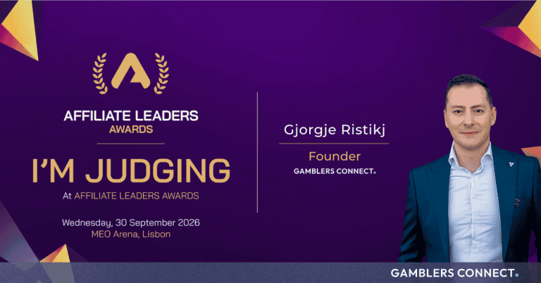 Gamblers Connect Founder Gjorgje Ristikj Named to Affiliate Leaders Awards 2026 Judging Panel