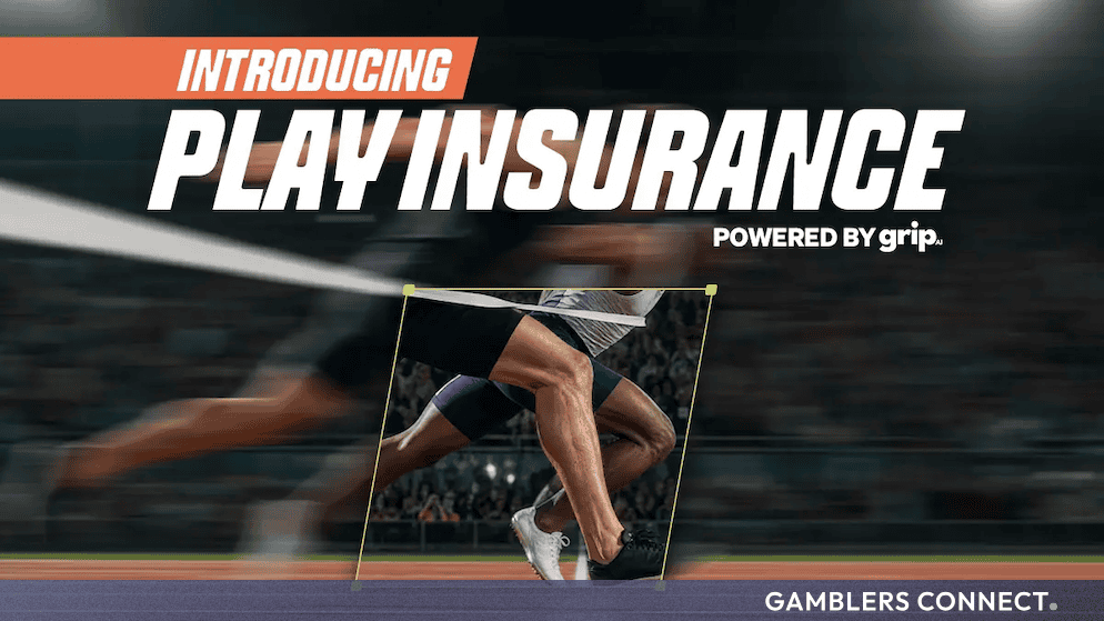 Promotional banner representing the photo-finish margin that Play Insurance aims to mitigate.