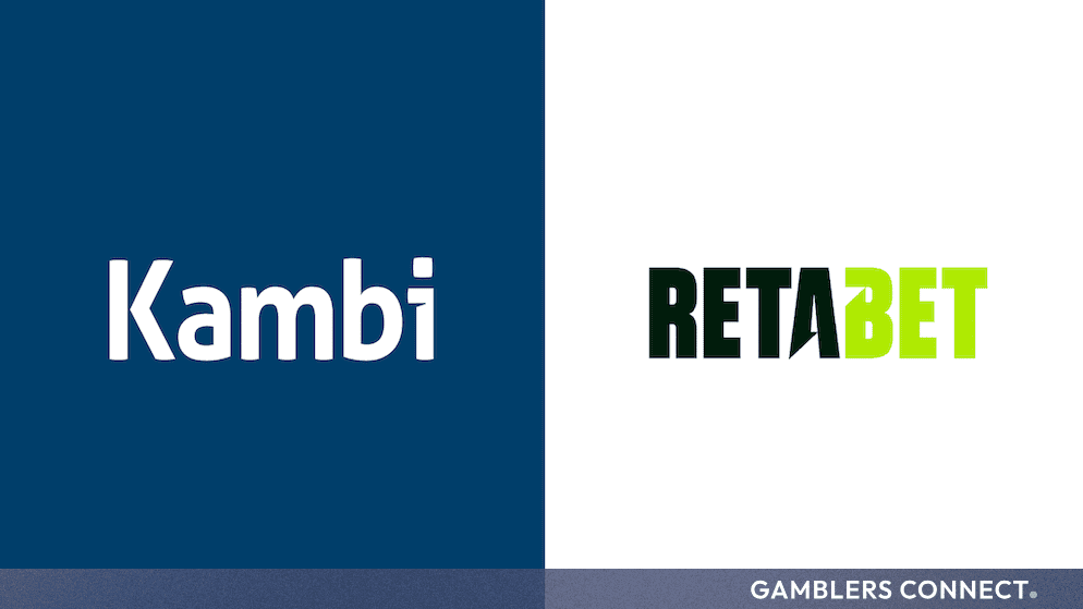 Corporate branding logos for Kambi and RETABET Group.