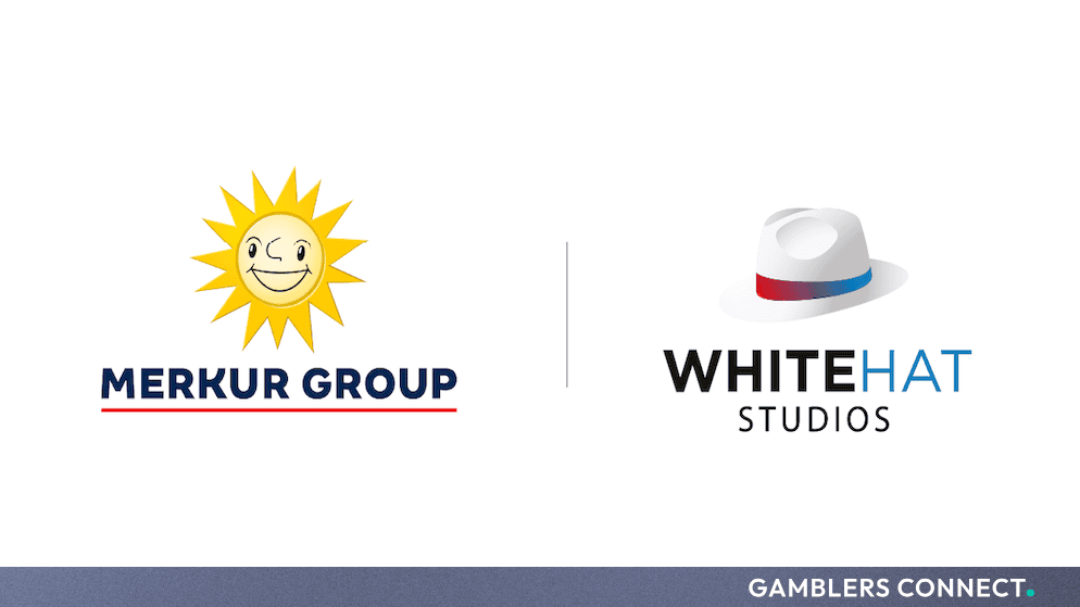 Merkur Group Expands U.S. Footprint with Acquisition of White Hat Studios 1 The official joint brand logo representing the commercial alignment between Merkur Group and White Hat Studios.