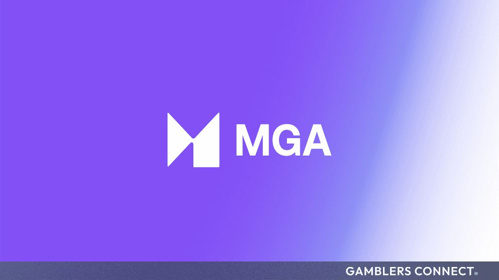 Malta Gaming Authority Issues Public Warning Against Clone Websites Impersonating Licensed Operators 1 Official Malta Gaming Authority (MGA) branding banner featuring the white MGA geometric logo on a purple gradient background, with the "GAMBLERS CONNECT" logo displayed along the bottom grey banner.