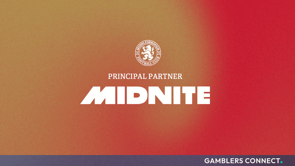 Midnite Announced as Middlesbrough FC Principal Partner for Historic 150th Season 1 Official commercial partnership asset showcasing Midnite's primary branding configuration for the 2026/27 English football campaign.