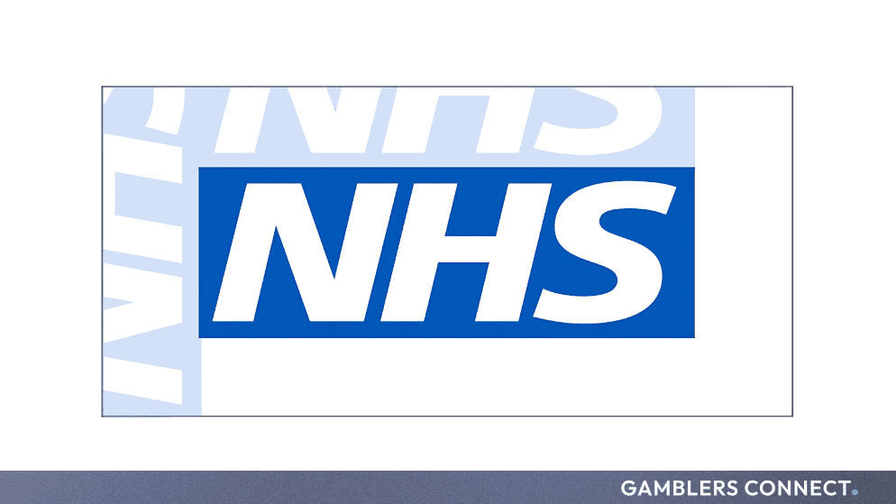 Gordon Moody Signs Landmark NHS England Funding Agreement to Secure Gambling Harm Support Services 1 Official NHS logo graphic representing healthcare partnership with Gordon Moody.