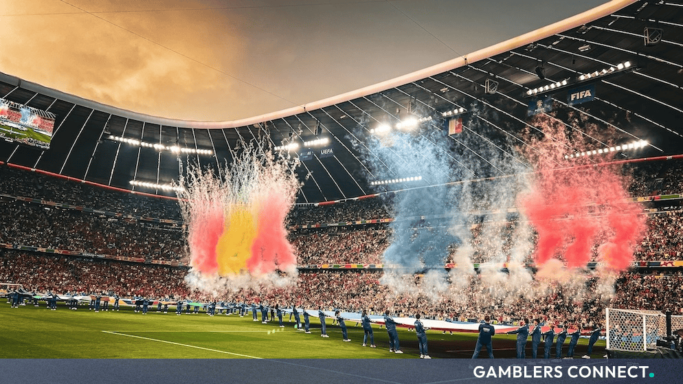 Norsk Tipping Reports Record World Cup Betting Volumes 1 Stadium crowd and pitch alignment during an elite international tournament fixture, contextualizing Norway's betting market expansion.