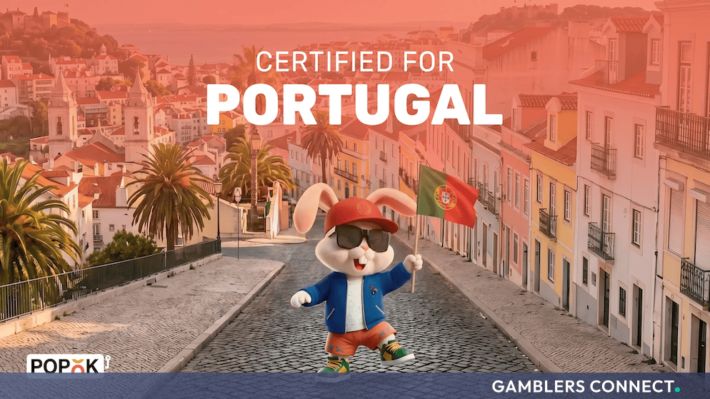 PopOK Gaming Obtains Technical Certification for the Regulated Portuguese iGaming Market 1 Official commercial announcement asset showcasing PopOK Gaming's strategic expansion and compliance certification for the Portuguese regulated jurisdiction.