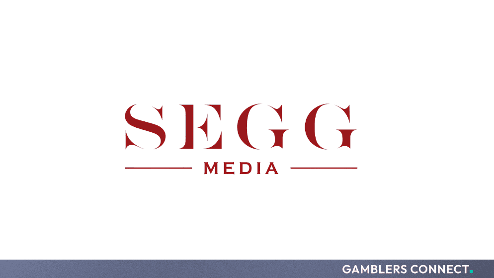 Official corporate logo for SEGG Media displayed against a clean background.