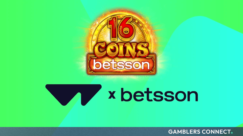 Wazdan Partners with Betsson to Launch Bespoke "16 Coins Betsson" Slot 1 Official partnership graphic showing the branding collaboration between Wazdan and Betsson Group for the exclusive release of 16 Coins.
