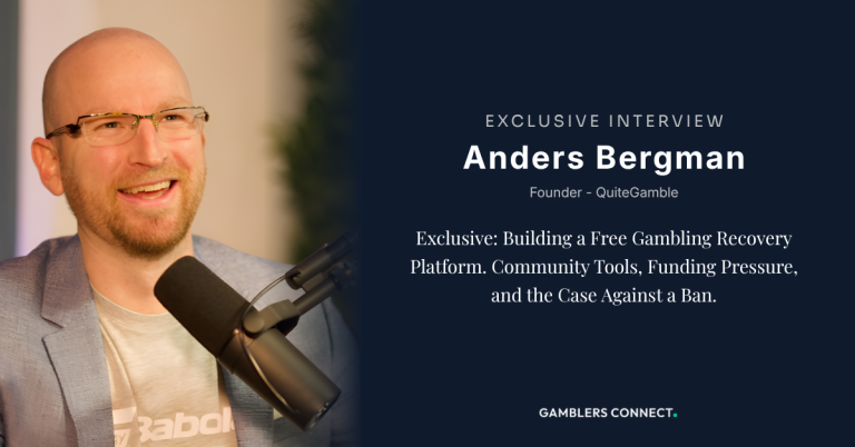 Anders Bergman From QuitGamble Gave Us An Exclusive Interview On What Is Like To Run One Of The Leading Gambling Assistance Organizations