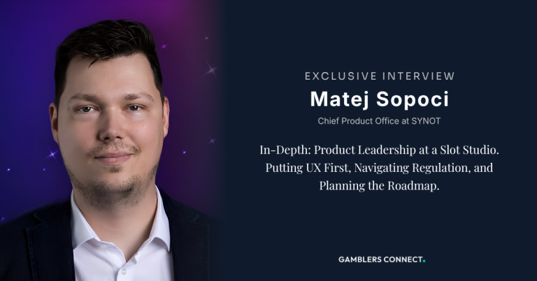 Matej Sopóci From SYNOT Games Gave Us An Exclusive Interview And Shared What Is Like To Be A Top CPO At A Leading iGaming Studio