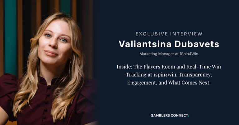 Valiantsina Dubavets – Marketing Lead at 1spin4win: Redefining Transparency and Engagement with the New Players Room