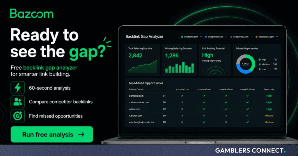 Bazoom Launches Free Backlink Gap Analyzer to Streamline Smart Link Building