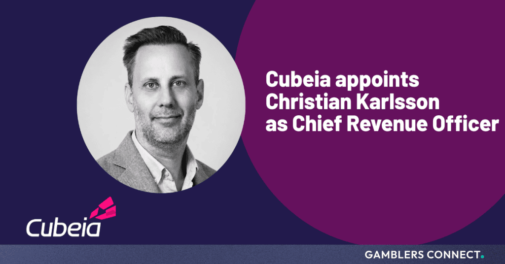 Cubeia Appoints Christian Karlsson as Chief Revenue Officer