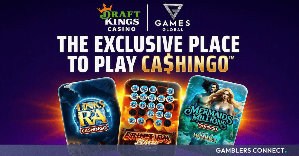 Games Global Names DraftKings Casino Exclusive U.S. Home for the CASHINGO™ Franchise