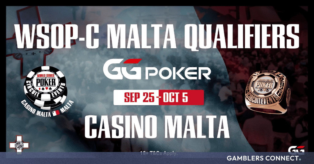 ggpoker announces exclusive online qualifiers for wsop circuit malta