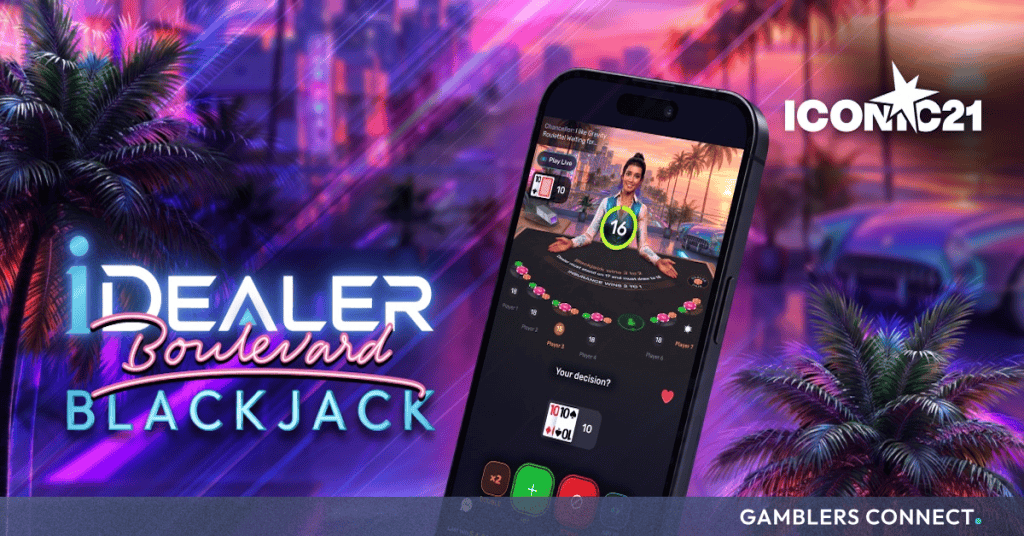 ICONIC21 Expands AI-Powered Gaming Portfolio with iDealer Boulevard Blackjack