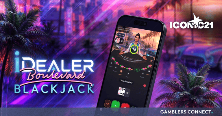 ICONIC21 Expands AI-Powered Gaming Portfolio with iDealer Boulevard Blackjack