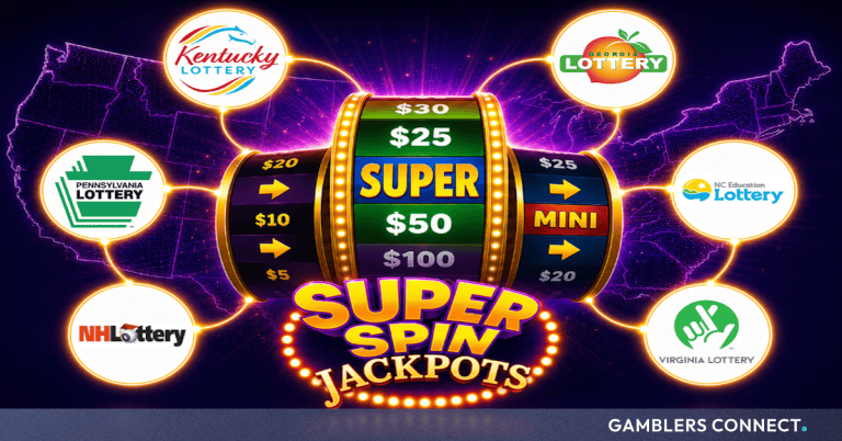 Instant Win Gaming Adds Georgia and New Hampshire Lotteries to Super Spin Jackpots Network