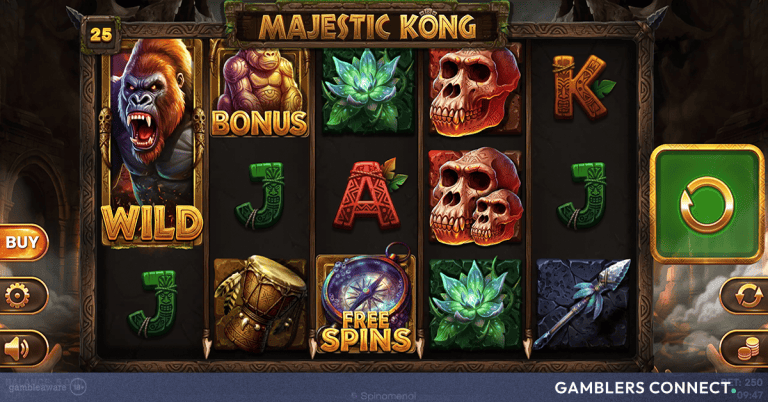Spinomenal Expands Wildlife Series with Cinematic New Slot Majestic Kong