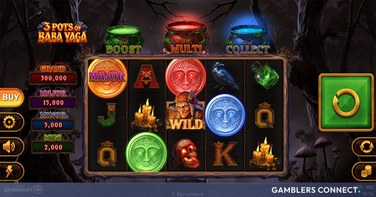 Spinomenal Expands Hold & Hit Series with Haunted Release 3 Pots of Baba Yaga