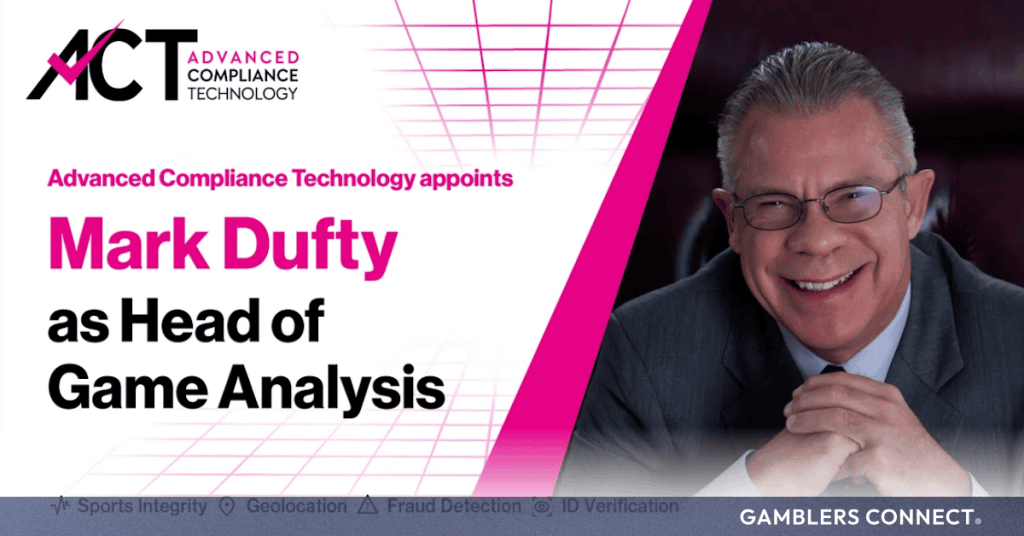 Advanced Compliance Technology Appoints Mark Dufty as Head of Game Analysis