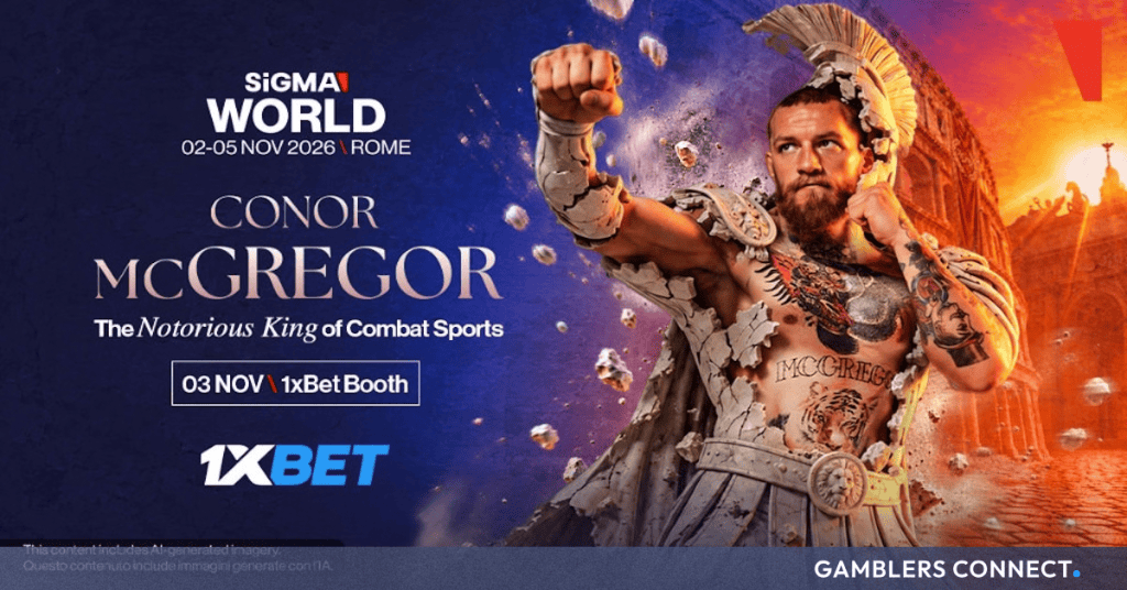 Conor McGregor Set to Make High-Profile Appearance at SiGMA World Rome 2026 with 1xBet