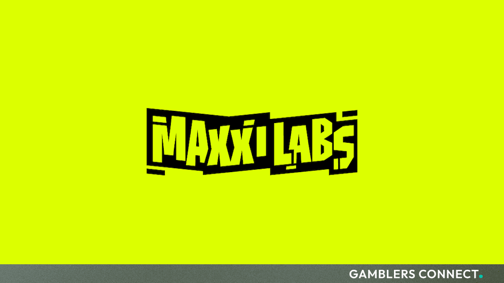 Bold, stylized Maxxi Labs logo rendered in black against a vibrant neon green background.
