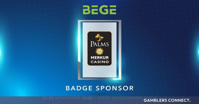 Palms Merkur Casino Named Official Badge Sponsor for BEGE Expo 2026