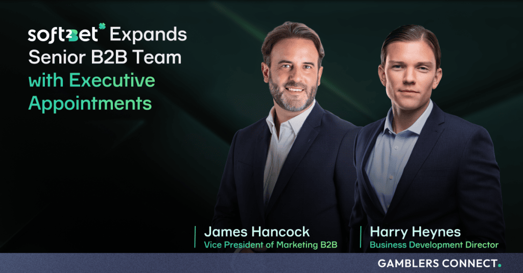 Soft2Bet Strengthens B2B Leadership Team with Dual Executive Appointments