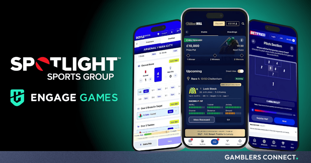 Spotlight Sports Group Partners with Engage Games to Expand Global B2B Gaming Offerings