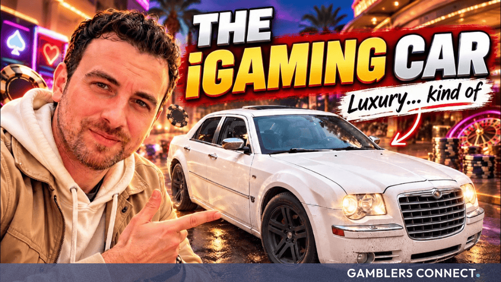 Henk Wolff with THE iGaming Car, a Chrysler 300C, for the KiKa fundraiser