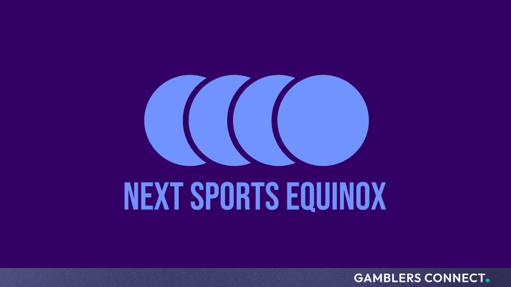 Next Sports Equinox purple branding and graphic representing the simultaneous action across four major sports leagues