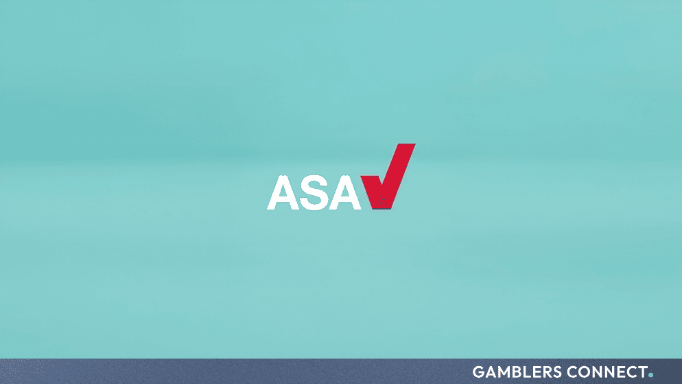Advertising Standards Authority logo against a teal background representing regulatory oversight and responsible gambling compliance