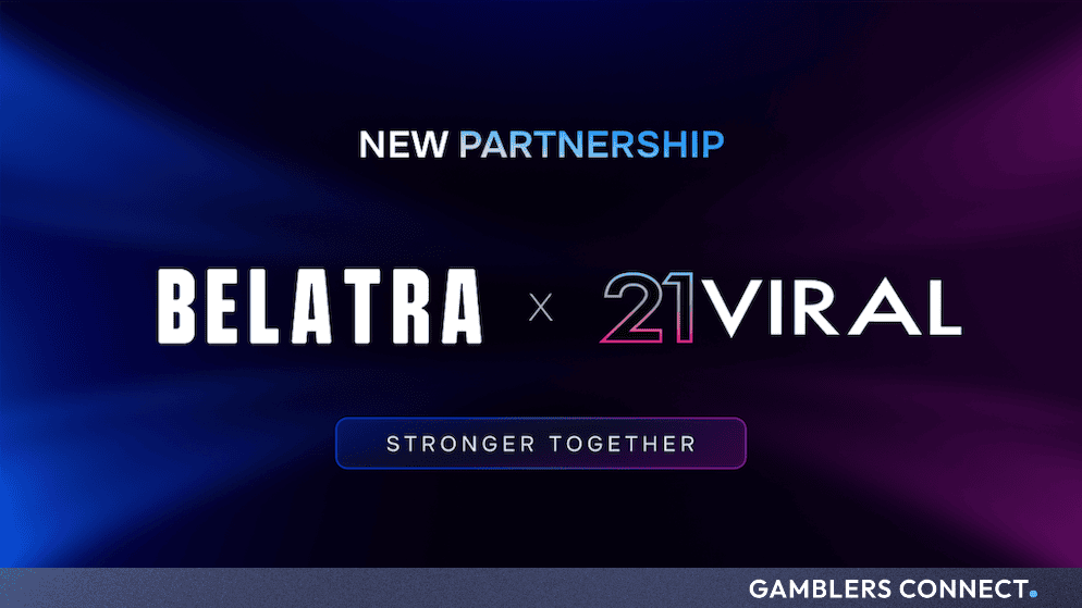 Belatra Games and 21Viral partnership logo