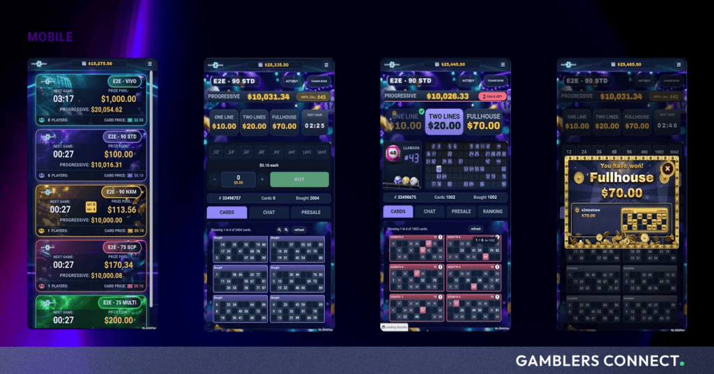 End2End Unveils Redesigned Multiplayer Bingo User Interface