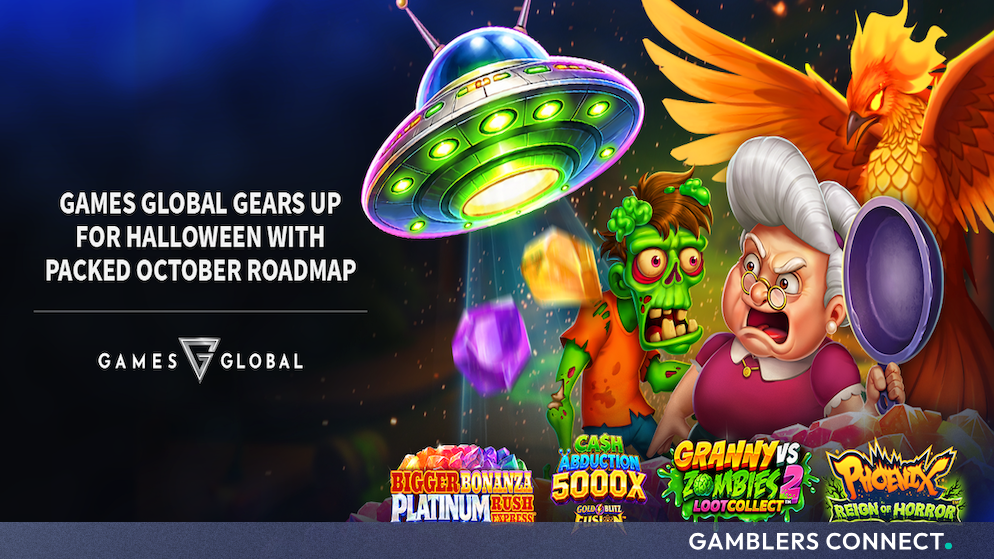 Games Global unveils its October slot roadmap featuring Halloween titles from Wishbone Games, PearFiction, Neon Valley, and AreaVegas studios.