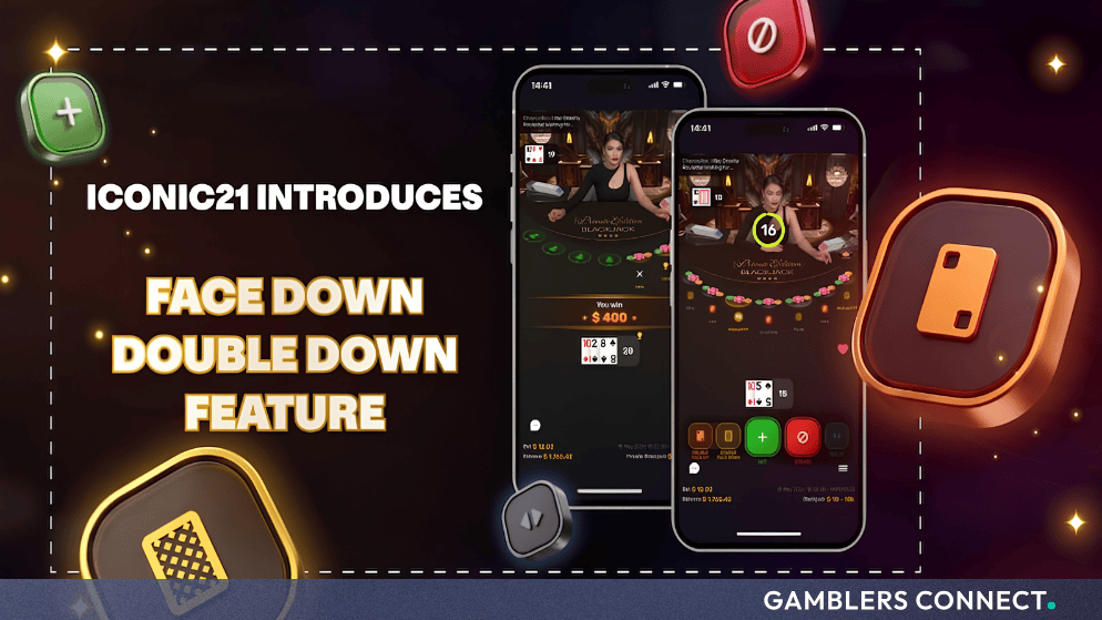 ICONIC21 Introduces Face Down Double Down Blackjack Feature