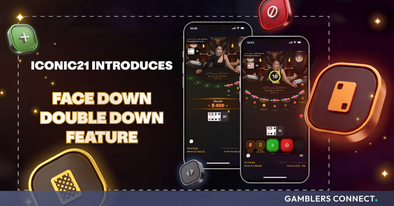 ICONIC21 Introduces Face Down Double Down Blackjack Feature