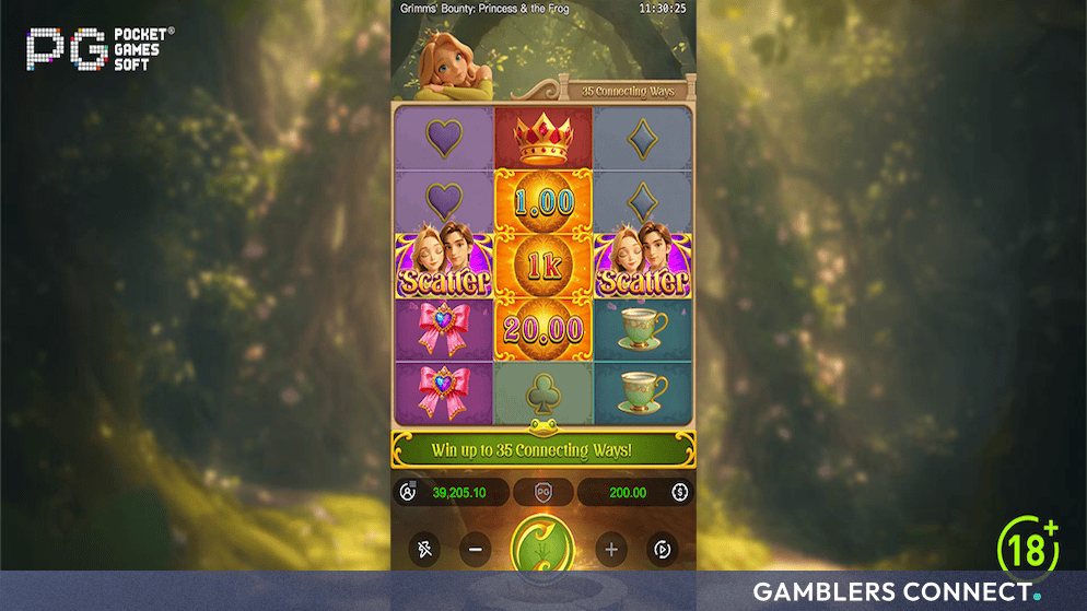 PG Soft Expands Grimms Bounty Series With Princess and the Frog