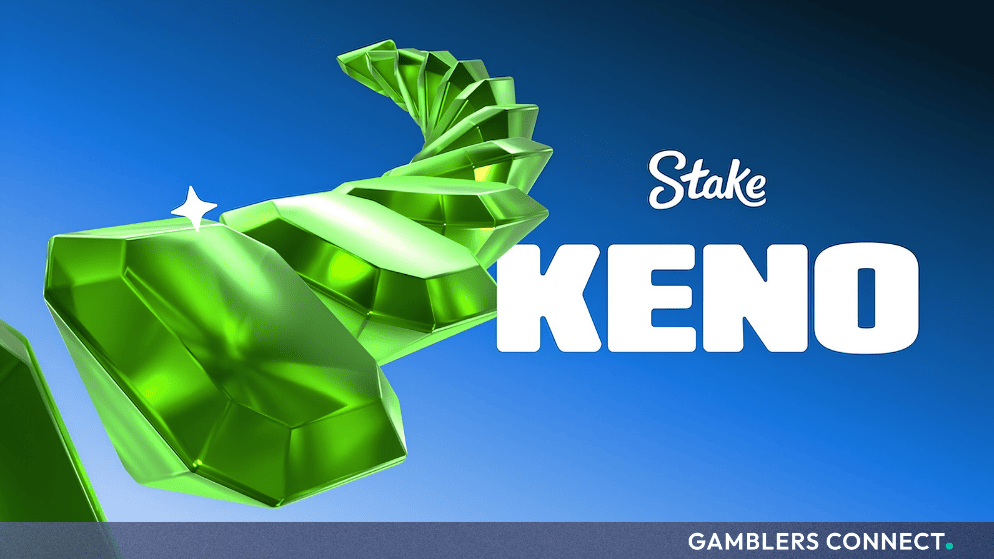 Stake Keno game interface update showing redesigned tiles and gem animations